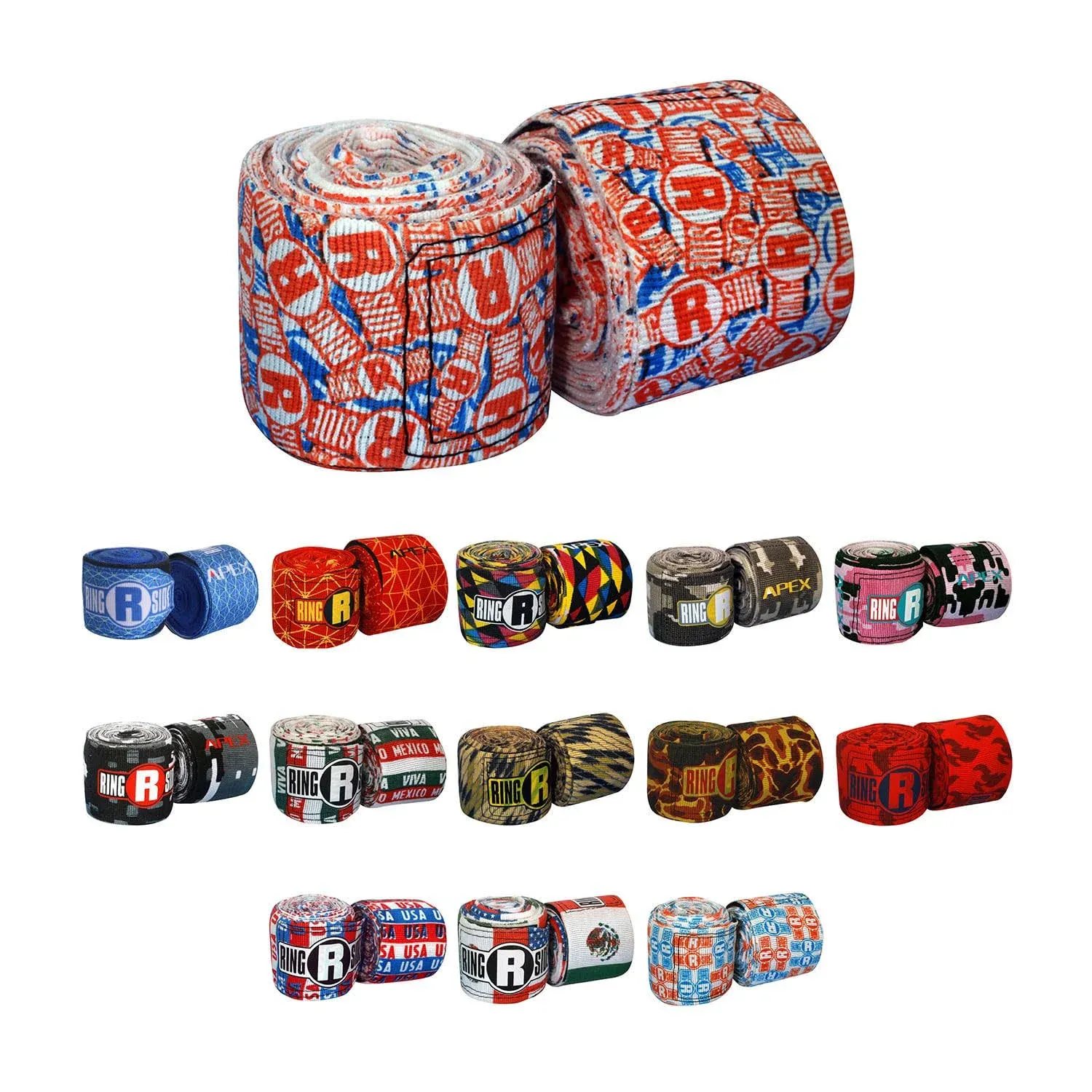 Ringside Apex Handwraps Orange