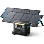 Anker SOLIX F2000 Solar Generator (PowerHouse 767 with 2× 200W Solar Panel)