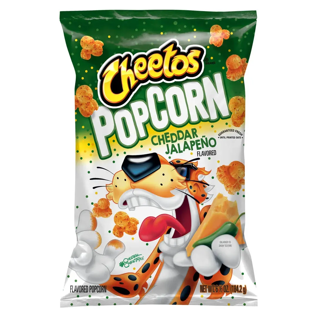 Cheetos Cheddar Jalapeno Flavored Popcorn 6.5 oz