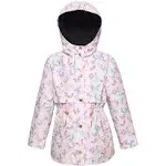 Rokka&Rolla Girls' Light Rain Jacket Trench Coat-Butterfly Pink, Size 10-12