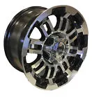 Vision Warrior 375 Wheel 16x8 5x135 Gloss Black Machined Face 0mm