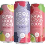 Kowa Mood Boost Sparkling Water Drink, Sugar Free Seltzer, Variety Pack, 12 fl oz (Pack of 12)