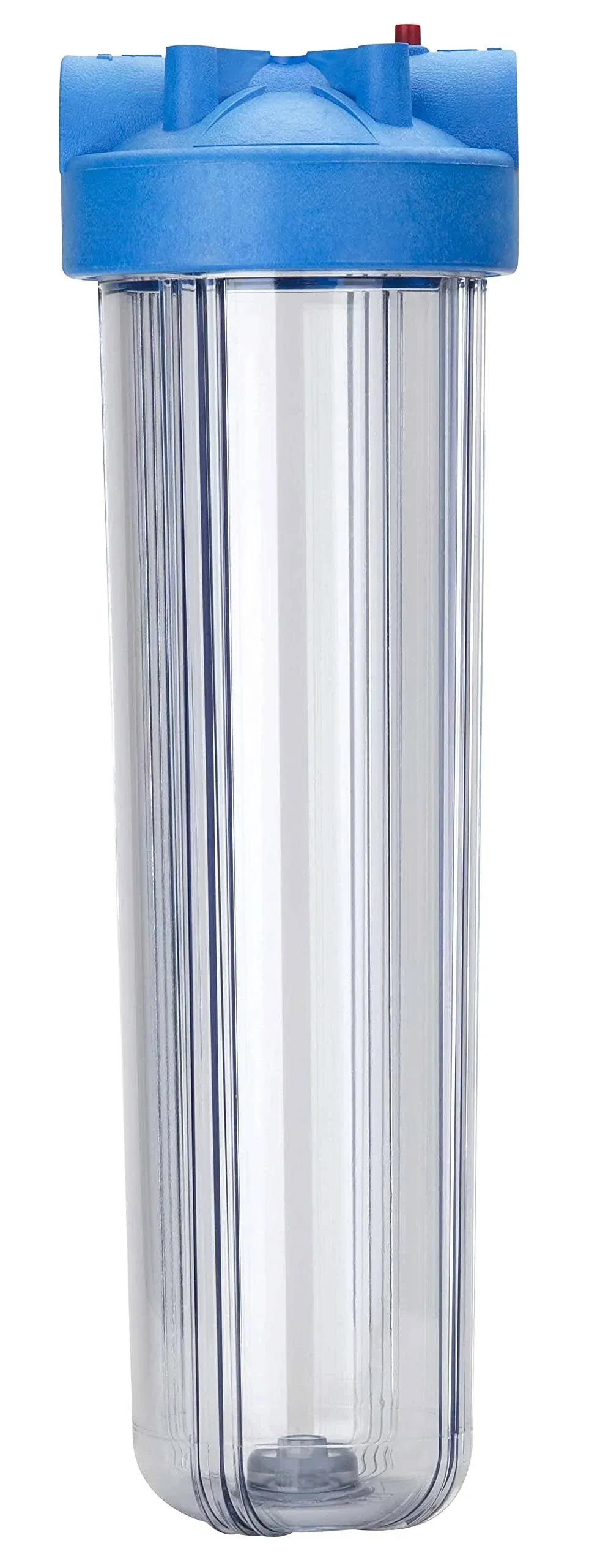 Pentek - 20" Big Blue Filter Housing - Blue Cap / Clear Sump - 1" NPT