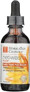 Himalayan Institute Neti Wash Plus, Daily Neti Pot Boost 2 fl oz(Pack of 1)