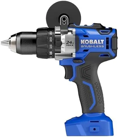 Kobalt 1/2-in 24-Volt Max-Volt Lithium Ion (Li-ion) Variable Speed Brushless Cordless Hammer Drill Bare Tool Only (Tool Only, Model #kdd524b-03)