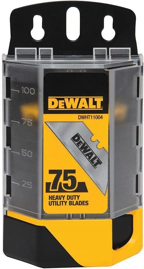 Dewalt DWHT11004 4 Pack 75 Pc. Heavy Duty Utility Blades