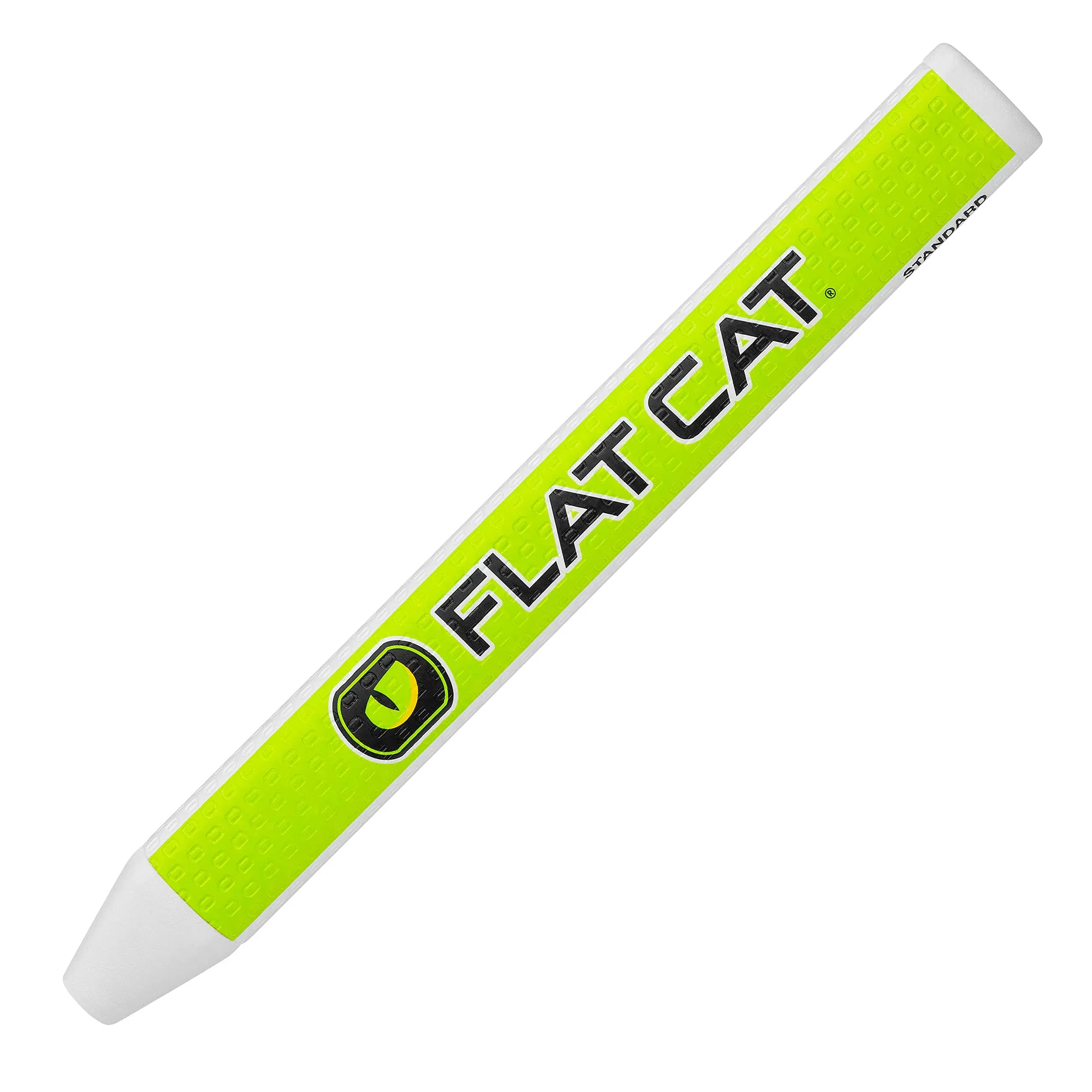 FLAT CAT Putter Grip, Standard 8707NT, Slightly Oversized Non-Tapered Golf Grip, Flat Sides Put The Feeling of A Square Putter Face in The Palm of Your Hand, 12.2”L X 1.37”W, Weighs 68g