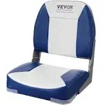 VEVOR ZDCZYDKB1J008NUH0V0 18.9 in. Low Back Seat Folding Boat Chair with Thickened Sponge Padding & Hinge