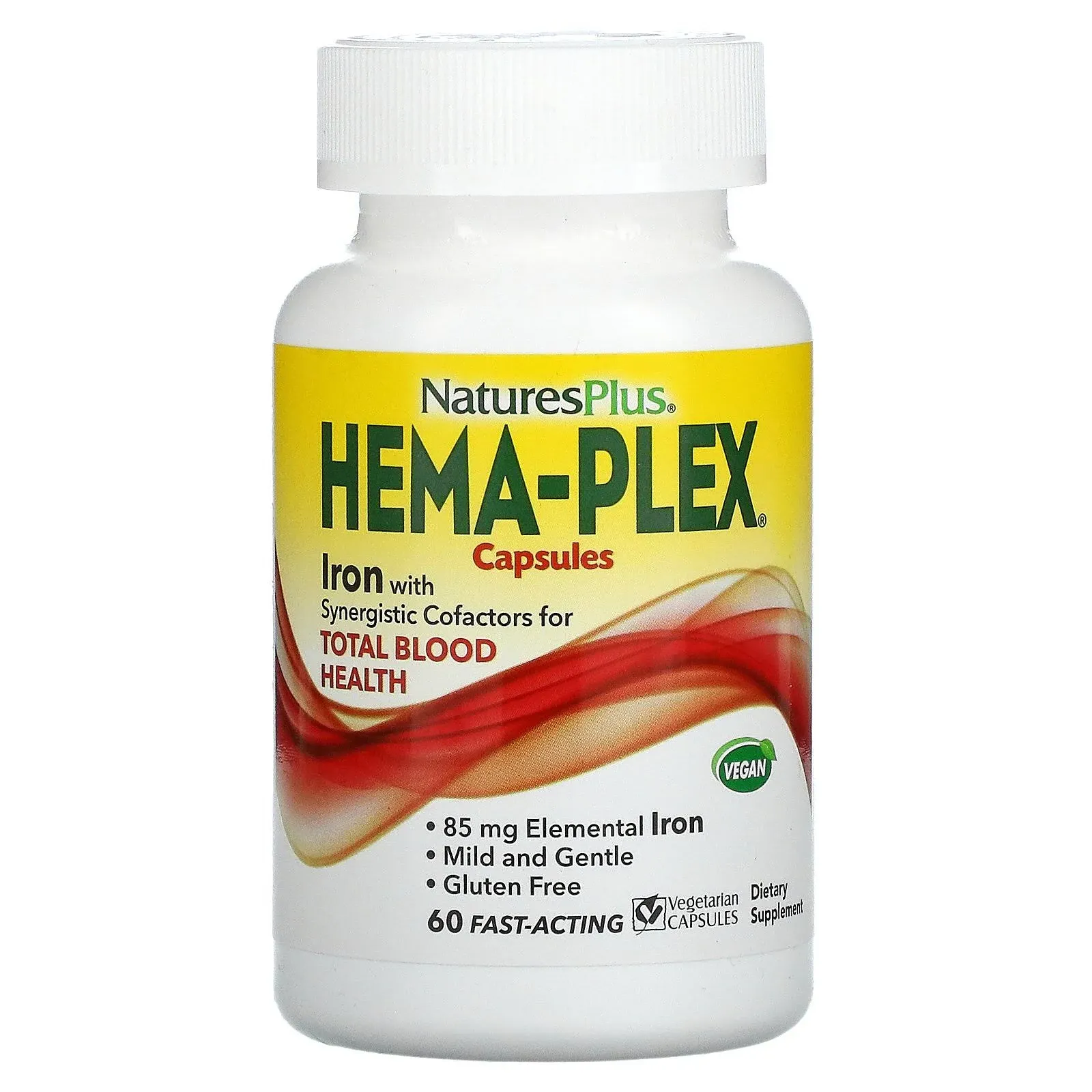 Nature's Plus Hema-Plex - 60 Capsules