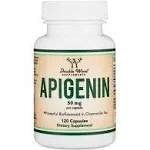 Double Wood Supplements Apigenin 50mg 120 Count