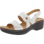 Clarks Womens Merliah Opal White Leather Size 10