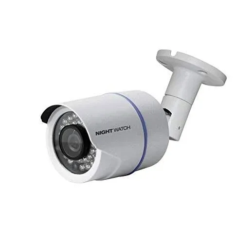 1 Pack Analog HD 1080p Wired Bullet Camera (White, Camera Only, Compatible with Night Owl DVRs)