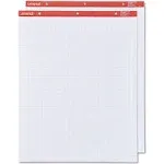 Universal UNV35602 50-Sheet 27 in. x 34 in. Easel Pads/Flip Charts - White (2/Carton)