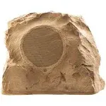 OSD Audio 8" High Fidelity Outdoor Rock Speaker Durable Weather-Resistant Design, Single - Sandstone Brown RS850