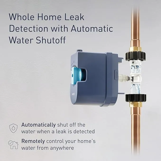 Flo Smart Water Monitor and Automatic Water Shutoff Valve with Smart Water Detector