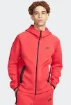 Nike Sportswear Tech Fleece Windrunner Men's Full-Zip Hoodie - Light University Red Heather/Black