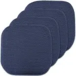 Sweet Home Collection Honeycomb Chair/Seat Memory Foam Cushion Pad Non-Slip Back 12 Pack