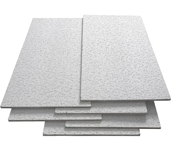 USG Ceilings 4-ft x 2-ft White Mineral Fiber Drop Ceiling Plank (8-Pack, 64-sq ft / Case) Lowes.com