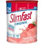 SlimFast Original Strawberries & Cream Meal Replacement Shake Mix