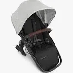 UPPAbaby Rumbleseat V2 - Anthony (White and Grey Chenille/Carbon Frame/Chestnut Leather)