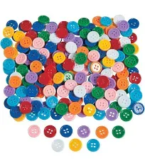 Self adhesive plastic buttons 1lb 5/8"