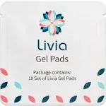 Livia Gel Pads, 6-Month Supply - Stick-on Pads for Period Cramps - Requires Livia Menstrual Pain Relief Device for Period Cramps - Made for Sensitive Skin - Each Pair Lasts One Full Menstrual Cycle