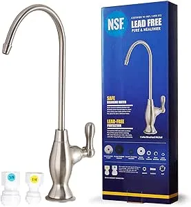 NSF Certification Lead-Free Water Filtration Reverse Osmosis Faucet Brushed Nick