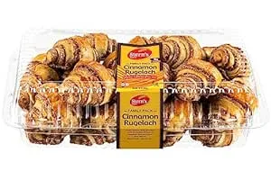 Cinnamon Rolls | Cinnamon Buns | Breakfast Pastry | Approx 20 Rugelach Pastries Cinnamon Croissants | Preservative Free & No Coloring Added | Dairy