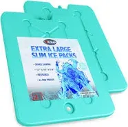 Kona Large Ice Packs for Coolers - Slim Space Saving Design - 25 Minute Freeze Time