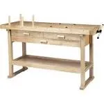 Yukon 60 in., Three Drawer Hardwood Workbench 58832