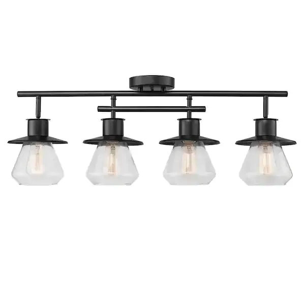 Globe Electric Nate 4-Light Dark Bronze Track Lighting Kit 59530