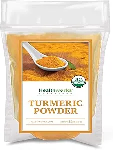 Healthworks Turmeric Powder (32 Ounces / 2 Pounds) | Ground Raw Organic | Curcumin & Antioxidants | Keto, Paleo, Vegan, Non-GMO