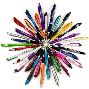 Wholesale Lot Misprint Plastic Pens (100 pack)