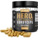 FreshCap Cordyceps Mushroom Supplements - Ayurveda for Energy & Endurance (120 Capsules)