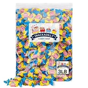 Classic Bubble Chewing Gum - Original Flavor - Bulk 3Lb Bag Freshly Packaged By Snackadilly