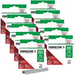 Arrow Fastener 276 Genuine JT21/T27 3/8-Inch Staples, 10 Pack (1,000 per Pack)