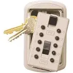 Kidde - 001414 S6clay Keysafe Slimline 2-Key Push Button, Clay