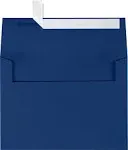 LUX A7 Invitation Envelopes 5 1/4 x 7 1/4 50/Box Navy LUX-4880-103-5<wbr/>0