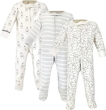 Touched by Nature Baby Girls' Organic Cotton Sleep and Play