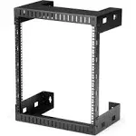 StarTech.com 12U 19" Wall Mount Network Rack - 12" Deep 2 Post Open Frame Server Room Rack for