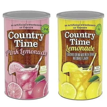 Country Time Lemonade Mix Variety Pack - by Obanic - 2 Pack, 82.5 oz