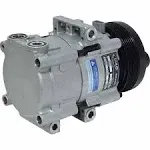 Universal Air Conditioner CO 101290C A/C Compressor and Clutch , grey (Pack of 1)