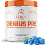 Genius Pre, Blue Raspberry, 11.15 oz (316 g)