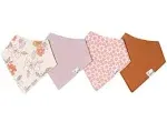 Copper Pearl Baby Bandana Bibs, 4 Pack - Bliss