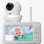 Babysense HD S2: Video Baby Monitor, One Camera, Non Wifi, Night Light & Sound Machine