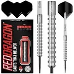 A: 24g RED DRAGON Hell Fire Tungsten Darts Set with Flights and Stems New