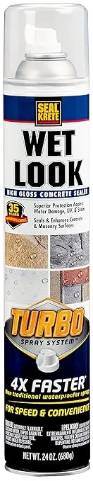 Seal-Krete Wet Look Turbo Concrete Sealer Spray 357925