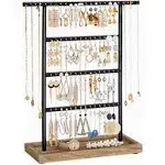 4-Tier Jewelry Stand with Tray