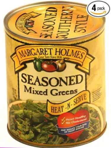 Margaret Holmes Collard Greens, Seasoned - 27 oz