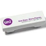 Uni Prepaid Portable Toll Pass by E-PASS – Works in 19 States Including FL, GA, NC, VA, WV, MD, DE, NJ, NY, PA, MA, RI, NH, ME, OH, in, IL, KY, and MN – White